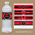 2024 Graduation Water Bottle Labels Red and Black Instant Download