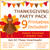 Thanksgiving Party Pack Printables
