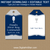 Boy First Communion Tags - Navy and Gray