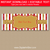 Editable Candy Bar Wrapper Template Red Gold White