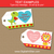 Editable Valentine Tags with Dinosaur and Lion