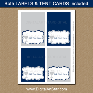 Printable Place Cards for Boy First Communion
