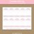 Printable Tags for Girl Baby Shower, Wedding, Birthday