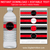 Instant Download Black Red Water Bottle Labels