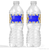 Man Birthday Water Bottle Labels Party Decorations Royal Blue Gold