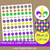 Printable Mardi Gras Candy Stickers