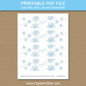 Printable Snowflake Party Decorations
