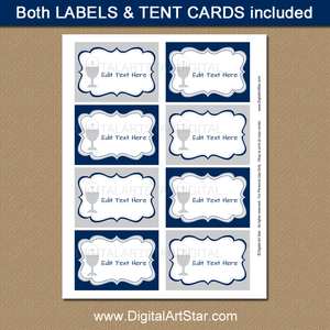 Editable Labels for Boys First Communion