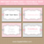 pink and gray chevron labels