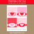 Printable Valentine Candy Bag Topper Template