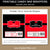Red and Black High School Graduation Party Favors Printable Bundle Candy Bar Wrappers