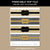 Black Gold 50th Birthday Water Bottle Labels