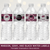 2023 High School Graduation Decorations Water Bottle Labels Maroon Gray Black