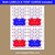 4th of July Printable Place Cards Template Download