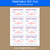 4th of July Candy Guessing Game Template Printable