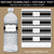 Black and White Water Bottle Labels 