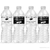 Black and White Graduation Water Bottle Labels