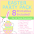 Easter Bunny Party Supplies Package