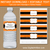 Halloween Printable Water Bottle Labels Orange and Black