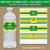 Green and Yellow Graduation Water Bottle Labels Editable Template