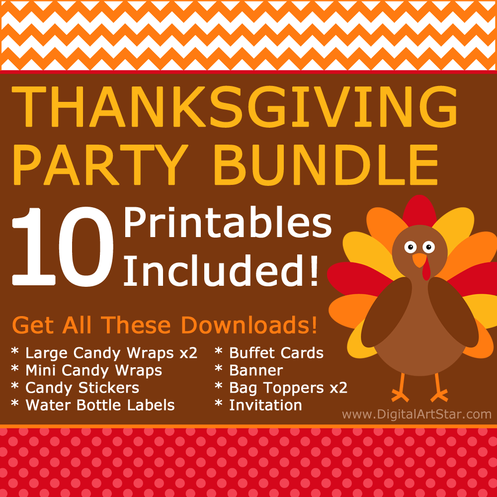 Printable Thanksgiving Party Bundle