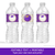 Purple Graduation Water Bottle Labels Editable Template