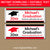 Red Black White Graduation Candy Bar Wrappers