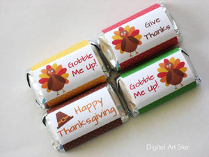 Thanksgiving Candy Wrappers