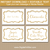 Golden Anniversary Place Cards Printable