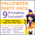 Witch Themed Halloween Decorations Party Pack