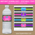Black and White Graduation Water Bottle Labels Pink Purple Blue Lime Green