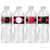 Black Red Water Bottle Labels Printable Download
