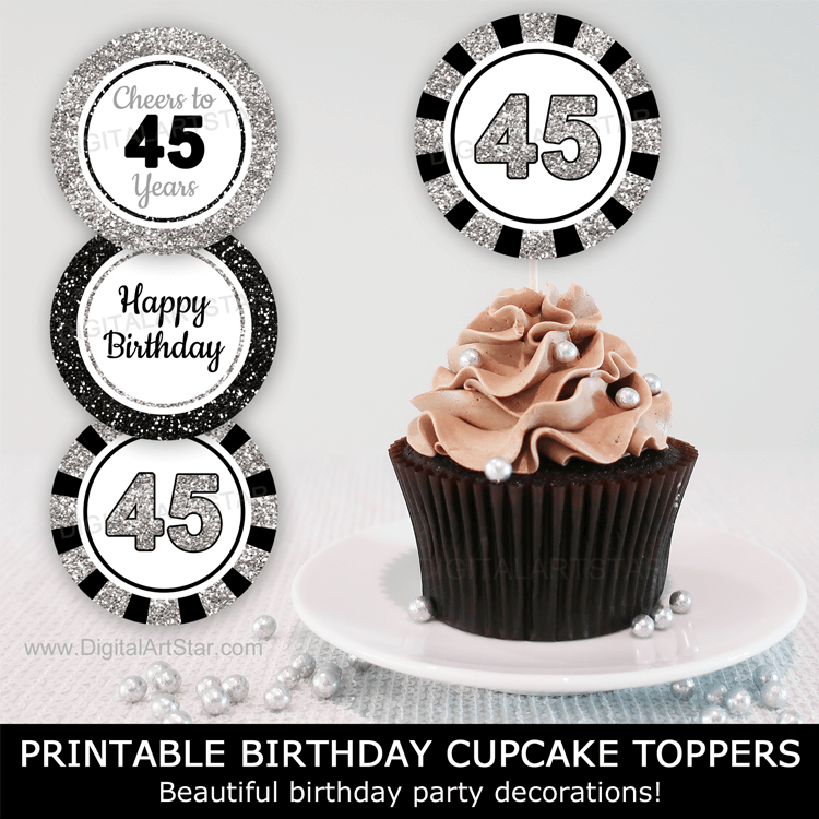Printable Cake Topper for Birthdays and other Celebrations
