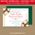 Floral Christmas Invitation Printable for Family Christmas Party