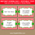 instant download Christmas party labels