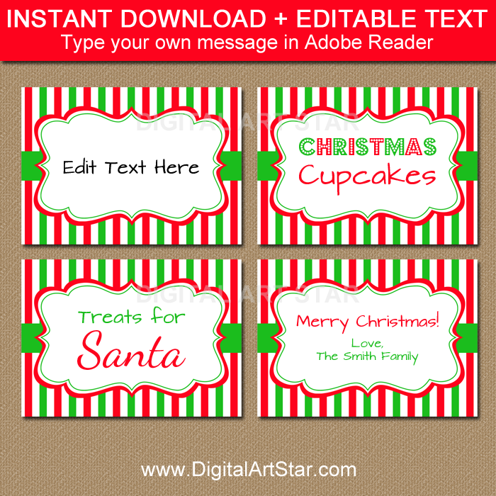 Christmas Bible Verse Tags - Gift Tag Download
