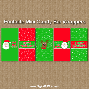 Christmas Stocking Stuffer Idea - Mini Candy Wrappers