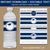 Classy Graduation Water Bottle Labels Navy Blue and Silver Editable Template