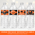 Downloadable 2023 Graduation Party Decorations Water Bottle Labels Orange Black