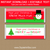 Downloadable Red and Green Christmas Candy Bar Wrappers with Snowman and Christmas Tree