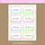 Cute Easter Candy Buffet Label Template