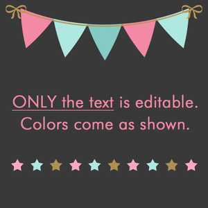 Editable Last Day of Third Grade Sign Template Pink Purple Yellow Mint Green