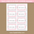Pink and Gray Baby Shower Food Labels