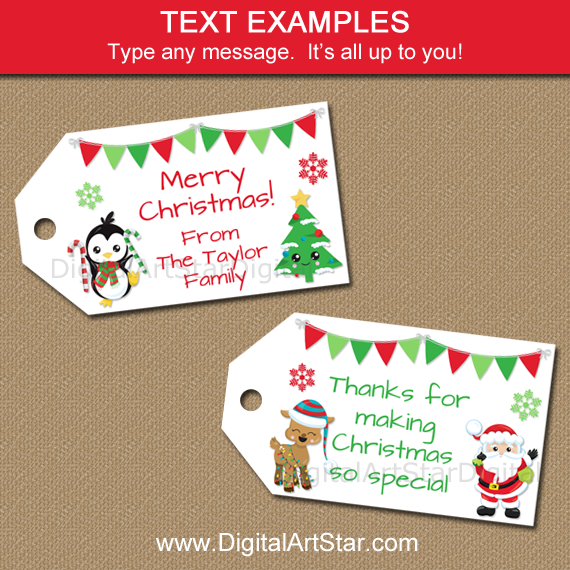 Cute Christmas Address Labels 30 Per Sheet