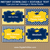 Navy and Yellow Graduation Food Labels