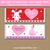Cute Valentine Candy Bar Wrappers Template - Bunny and Whale