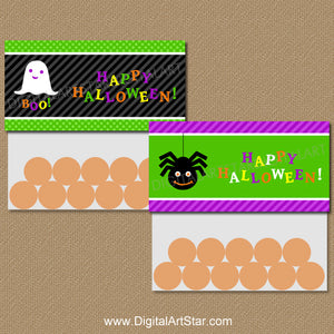 Printable Halloween Bag Toppers for Kids Party