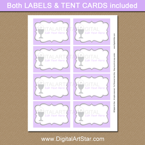Girl First Holy Communion Label Template