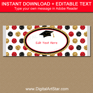 Graduation Candy Bar Wrappers Template