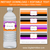 Purple Orange Black Halloween Water Bottle Labels 